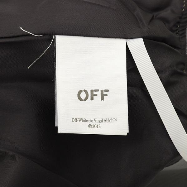 ☆超人気☆オフホワイト 偽物 メンズ グレー X Ac Milan ボンバージャケット oft02219